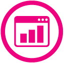 Visualise data using grids, dashboards & charts