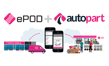 ePOD and Autopart intergration infographic